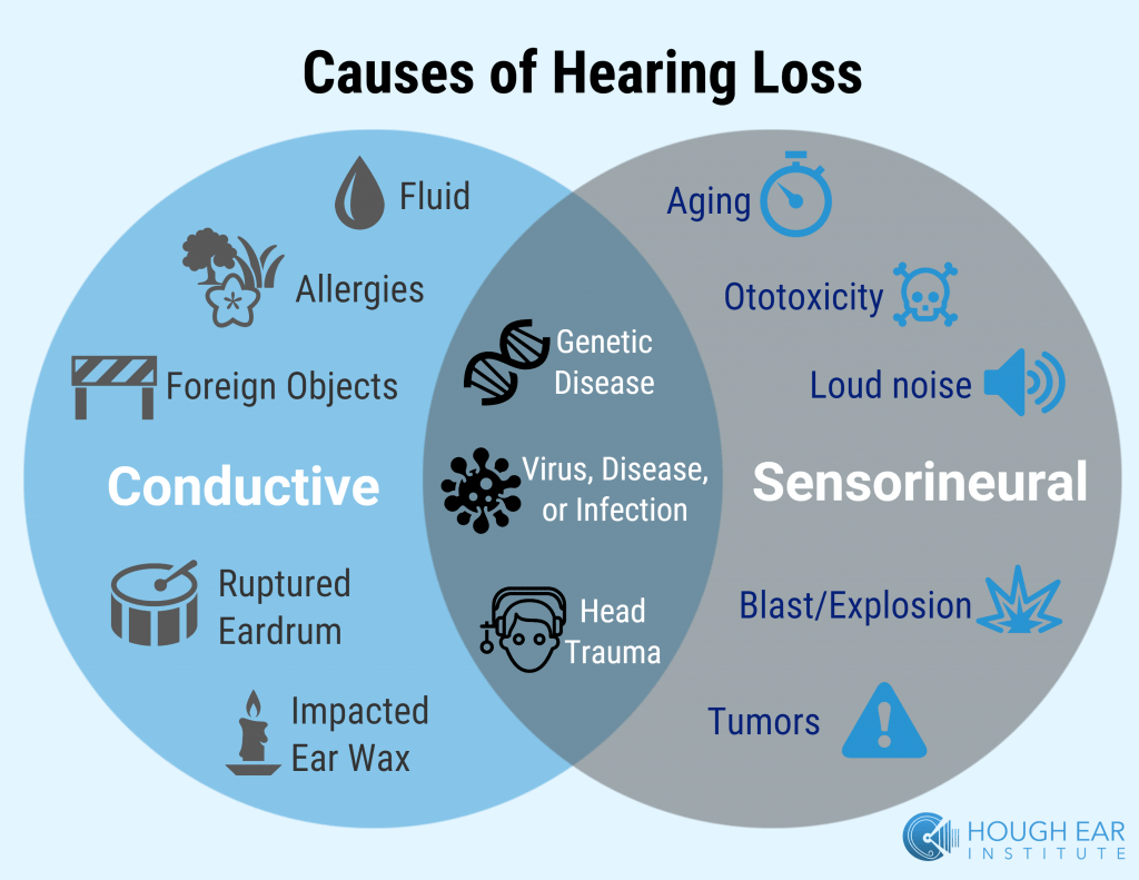 Causes of Sensorineural Hearing Loss